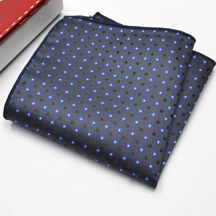 New pocket towel mens small square towel striped chest handkerchief towel spot wholesale sample customization