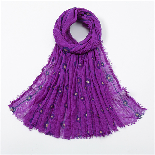 Fashion Scarf hot selling monochrome cotton headscarf pure color cotton manufacturer direct sales and wholesale