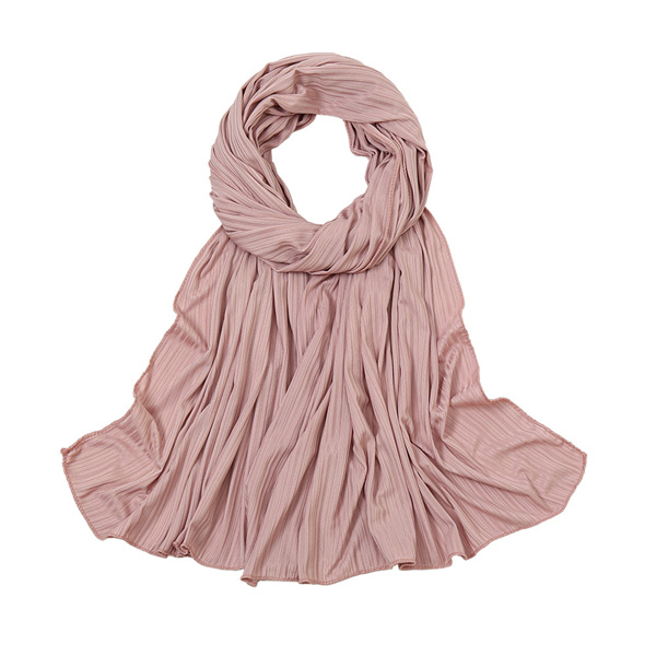 New thread cotton breathable headscarf solid color cotton soft scarf wholesale