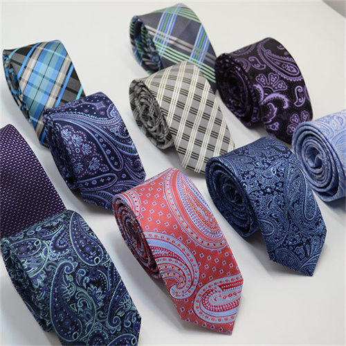 Mens business formal tie 6 cm jacquard tie supports wholesale sample customization
