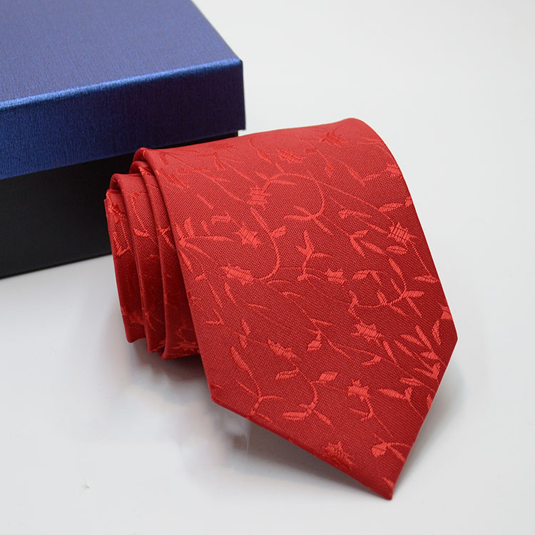 Suit dress tie accessories Polyester silk tie custom logo manufacturer wholesale spot