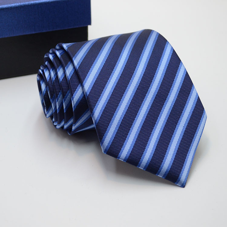 Suit dress tie accessories Polyester silk tie custom logo manufacturer wholesale spot