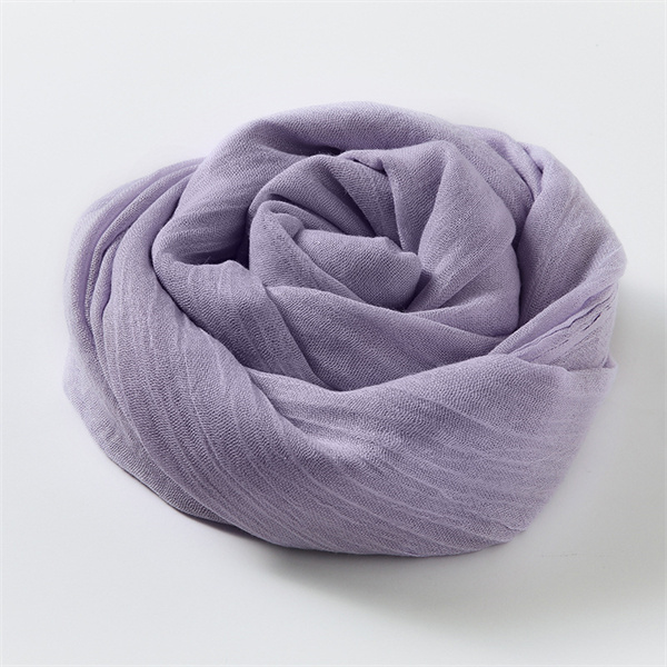 Solid color cotton linen scarf sunscreen silk scarf small Bib beach long square towel wholesale