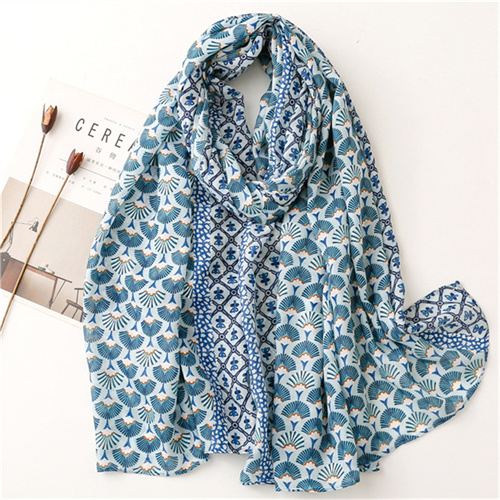 Cotton linen scarves printed scarves shawls wholesale