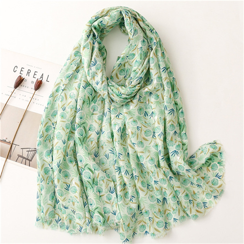 Wholesale of plain dandelion woolen scarf cotton linen silk scarf sunscreen scarf