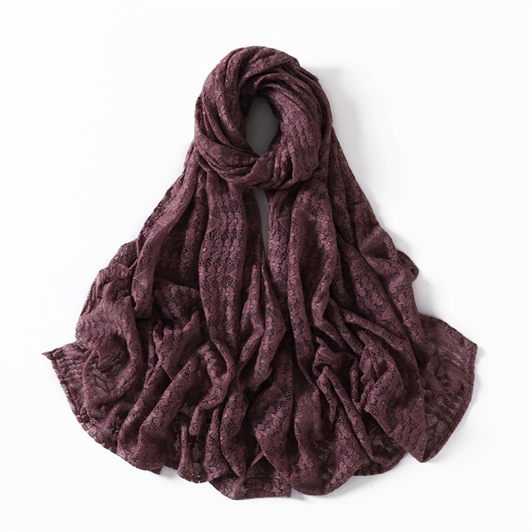 Solid cotton lace breathable womens scarf scarf shawl wholesale