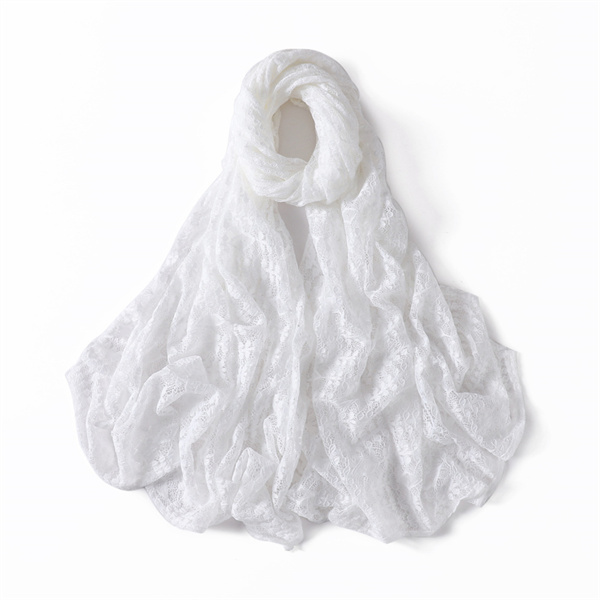 Solid cotton lace breathable womens scarf scarf shawl wholesale