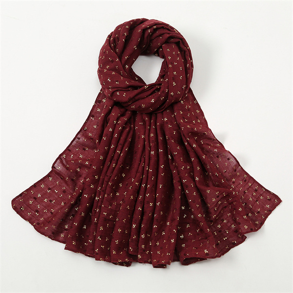 High quality cotton scarf long scarf monochrome scarf soft shawl spot wholesale