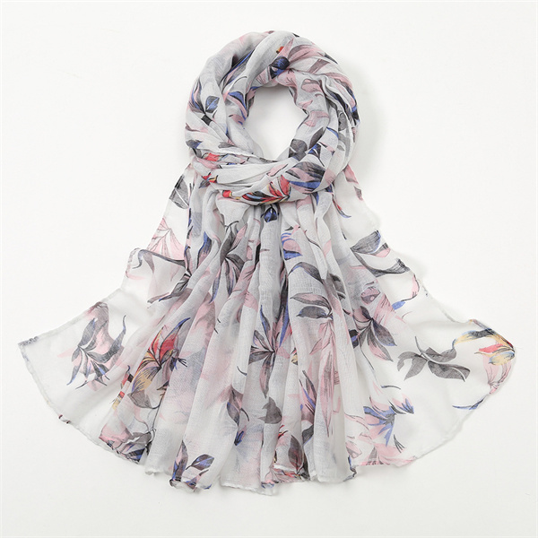 New printed shawl summer sunscreen thin long scarf headband wholesale