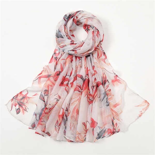 New printed shawl summer sunscreen thin long scarf headband wholesale