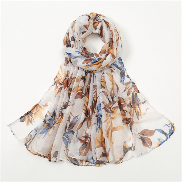 New printed shawl summer sunscreen thin long scarf headband wholesale