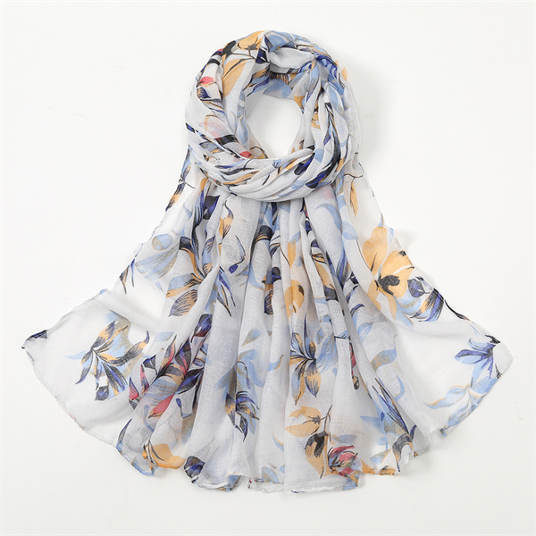 New printed shawl summer sunscreen thin long scarf headband wholesale