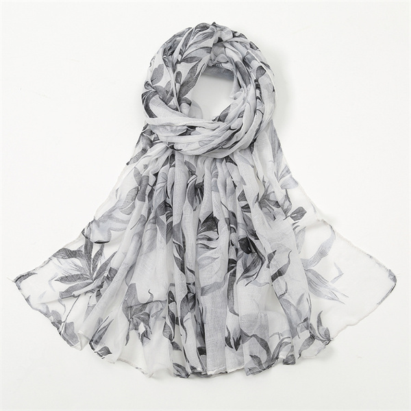 New printed shawl summer sunscreen thin long scarf headband wholesale