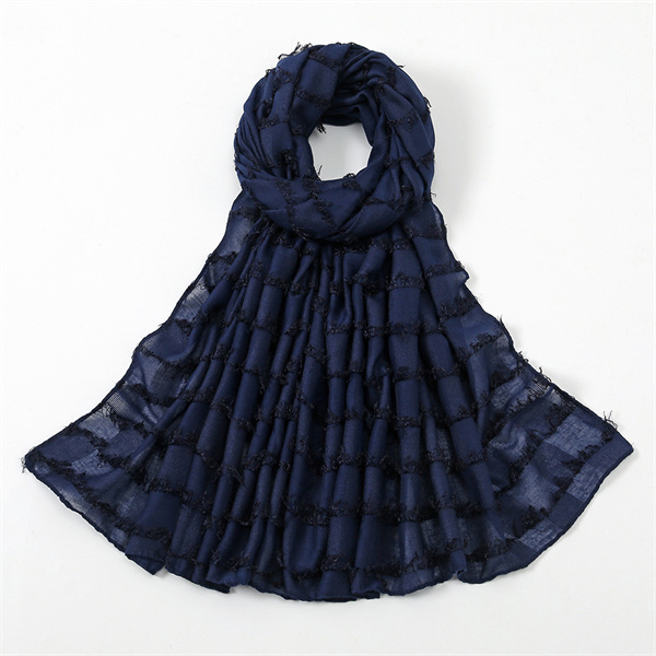 Fashion Square headscarf hot selling solid color polyester hair long towel wholesale