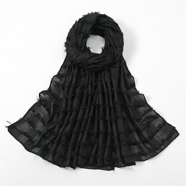 Fashion Square headscarf hot selling solid color polyester hair long towel wholesale