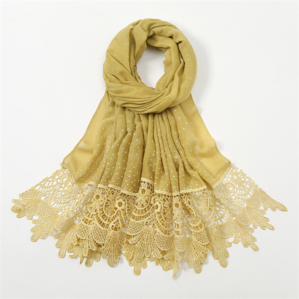 Monochrome swallow tail lace dot drill scarf headband wholesale