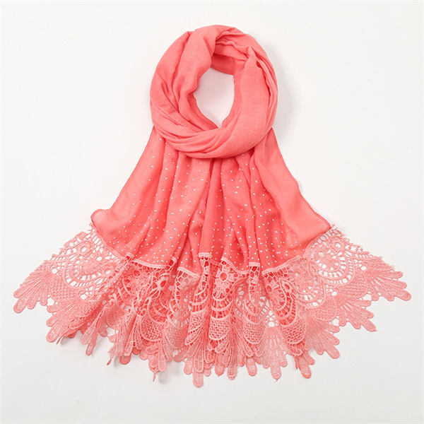 Monochrome swallow tail lace dot drill scarf headband wholesale