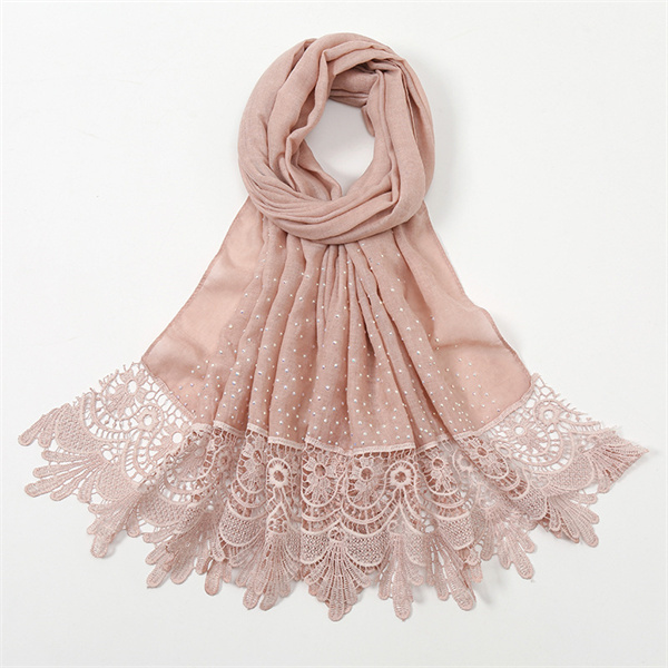 Monochrome swallow tail lace dot drill scarf headband wholesale