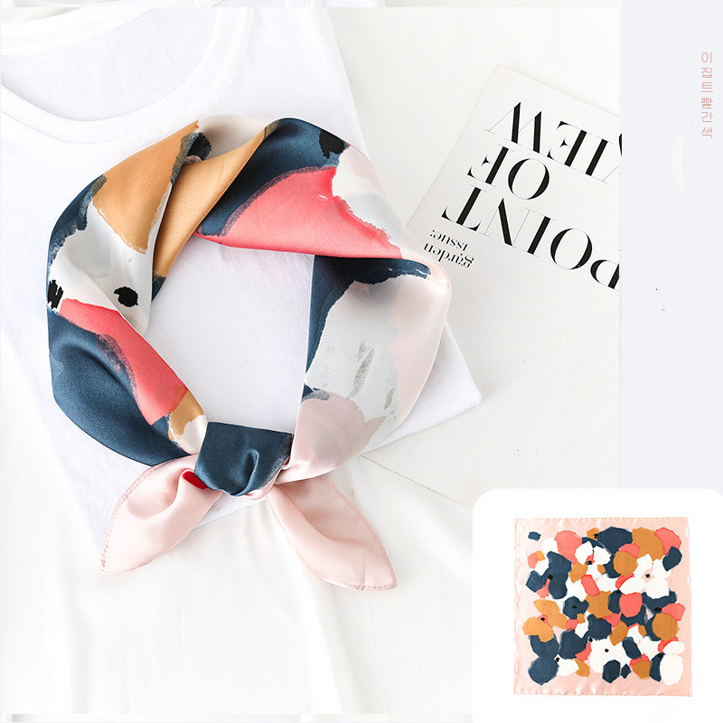 Fashion small square scarf silk scarf Wholesale Fashion Scarf bag hair band