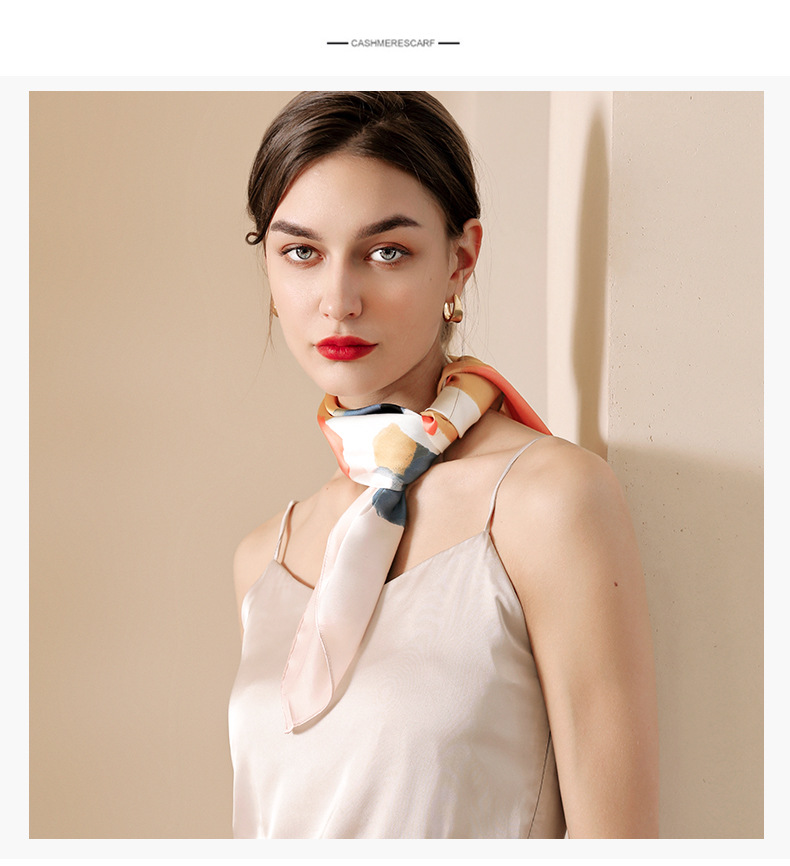 Fashion small square scarf silk scarf Wholesale Fashion Scarf bag hair band