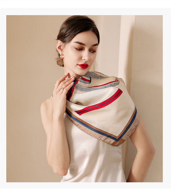Summer new Plaid saddle double-sided printing 70 small scarves and square towels wholesale