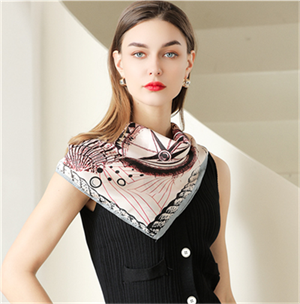 Roulette printing 70 square scarves simulation silk scarves wholesale