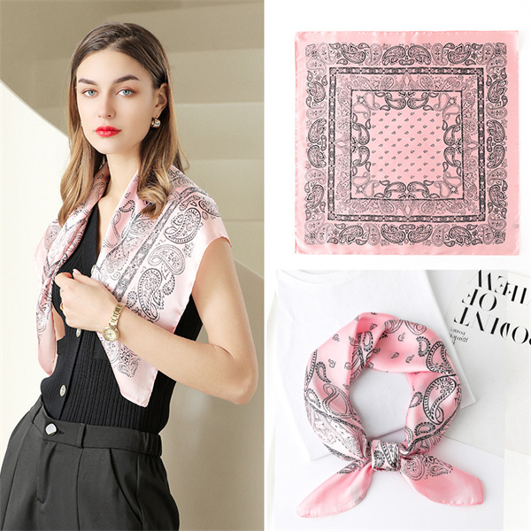 70 square scarf female cashew Flower Printed scarf decorative headscarf wholesale
