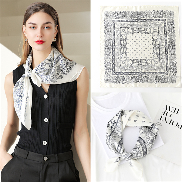 70 square scarf female cashew Flower Printed scarf decorative headscarf wholesale