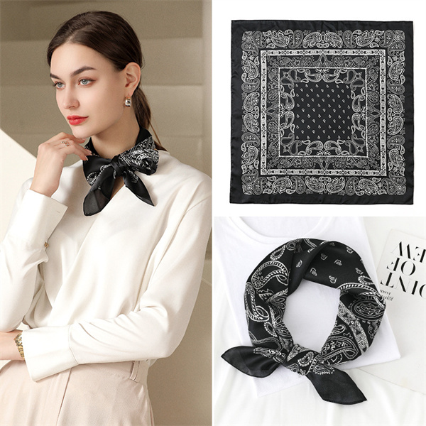 70 square scarf female cashew Flower Printed scarf decorative headscarf wholesale