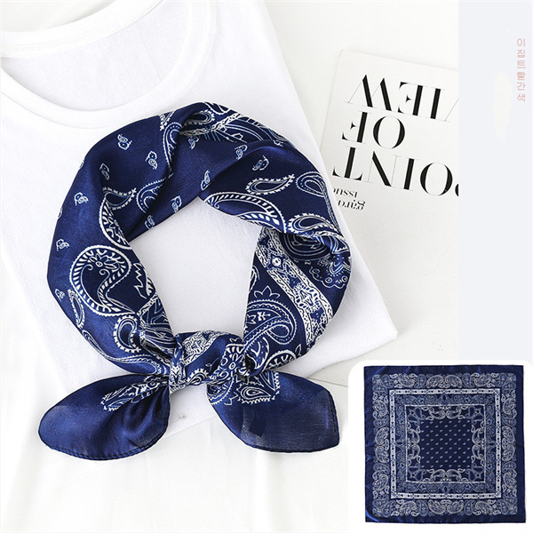 70 square scarf female cashew Flower Printed scarf decorative headscarf wholesale