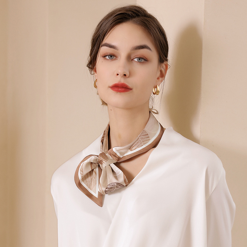 Small silk scarf womens Fashion Scarf curling bandage wholesale