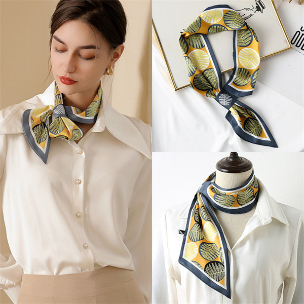 Small silk scarf womens Fashion Scarf curling bandage wholesale