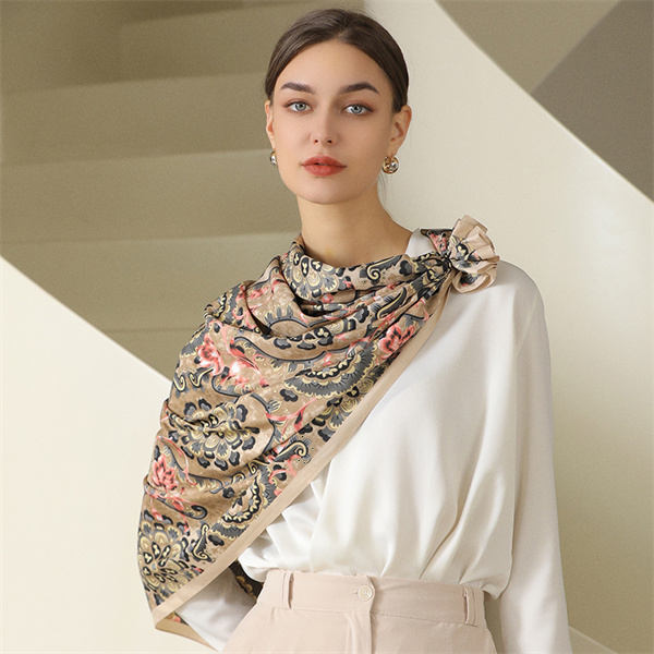 90 square scarves silk scarves womens printed small square scarves silk scarves wholesale
