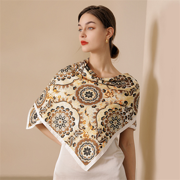 90 square scarves silk scarves womens printed small square scarves silk scarves wholesale