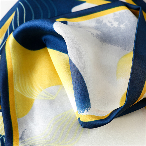 Fashion printed silk scarves womens imitation silk ribbon scarf wholesale