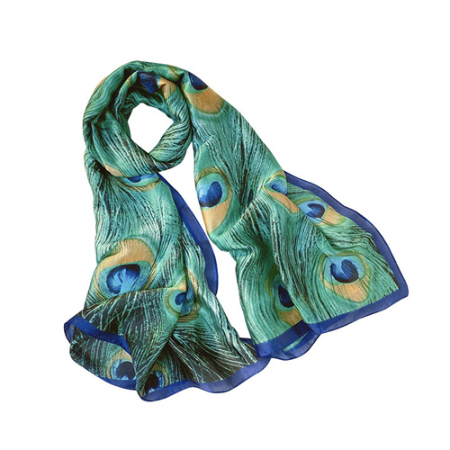 Imitation silk scarf color lattice fashion decoration sunscreen shawl womens medium length silk scarf