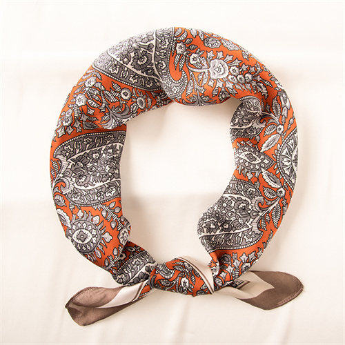 Imitation silk scarf printed scarf 70 small square scarf Fashion Scarf