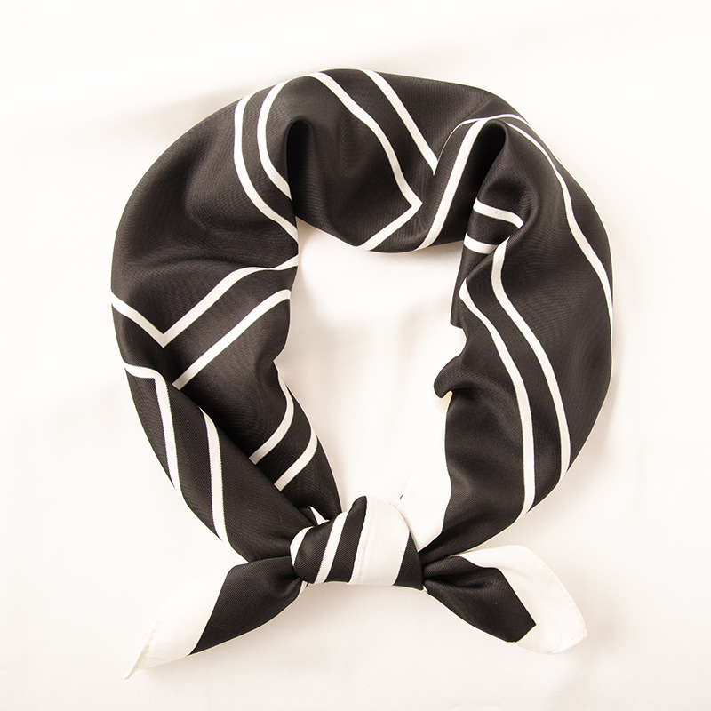 70 square scarf Fashion Black Scarf White Scarf printed bag bandage wholesale