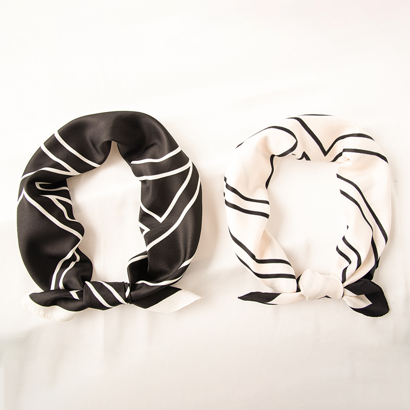 70 square scarf Fashion Black Scarf White Scarf printed bag bandage wholesale