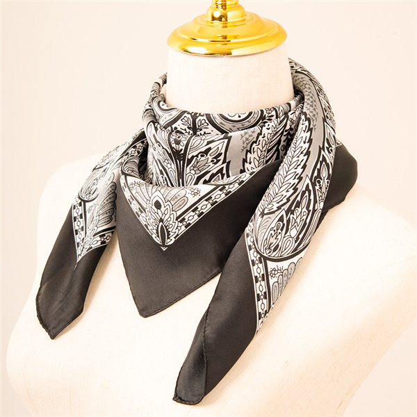 Printed silk scarf female 70 square scarf sweet bag silk scarf scarf female wholesale