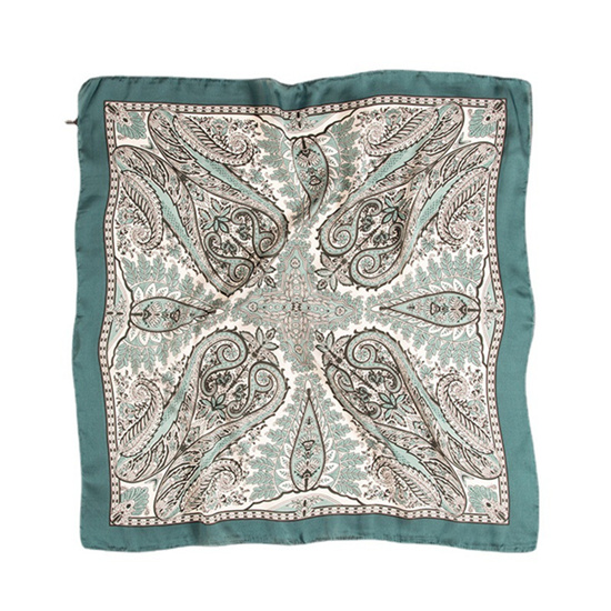 Printed silk scarf female 70 square scarf sweet bag silk scarf scarf female wholesale