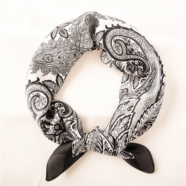 Printed silk scarf female 70 square scarf sweet bag silk scarf scarf female wholesale