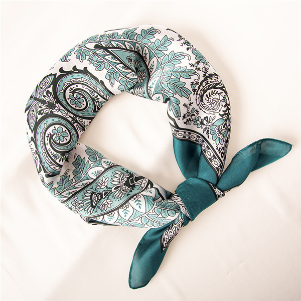 Printed silk scarf female 70 square scarf sweet bag silk scarf scarf female wholesale