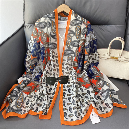 Cotton linen long scarf fashion shawl scarf wholesale
