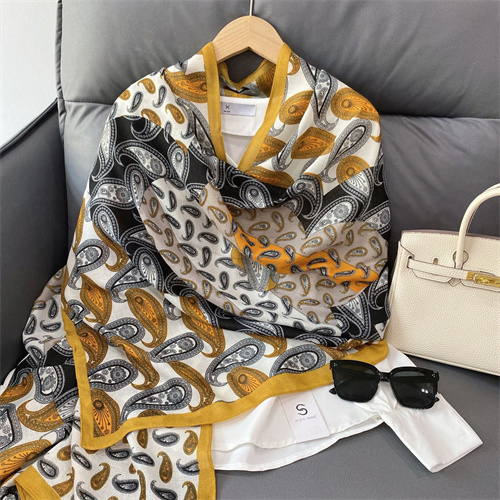 Cotton linen long scarf fashion shawl scarf wholesale