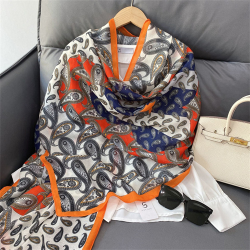 Cotton linen long scarf fashion shawl scarf wholesale