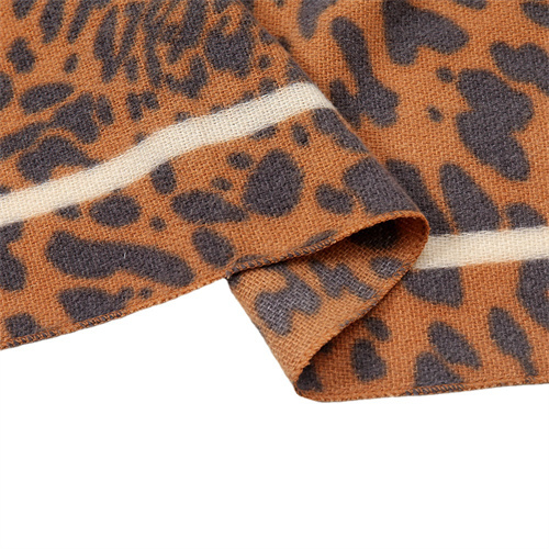 Fashion new leopard scarf imitation cashmere warm scarf shawl windproof scarf wholesale