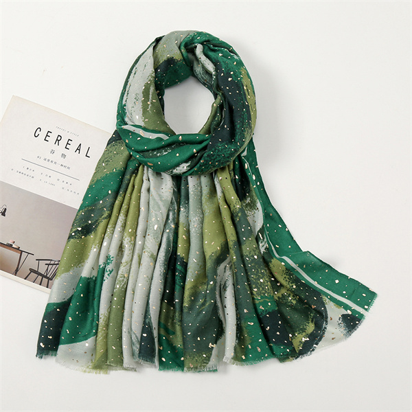 Versatile casual scarf Satin cotton thin sunscreen warm shawl wholesale