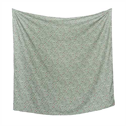 New Pearl Chiffon printed silk scarf womens Baotou square scarf