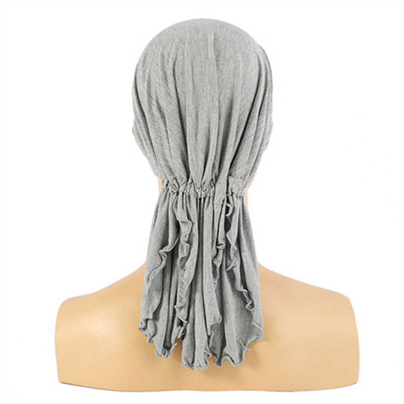 New swallow tail cover arc bottom cap national style mercerized cotton Baotou cap